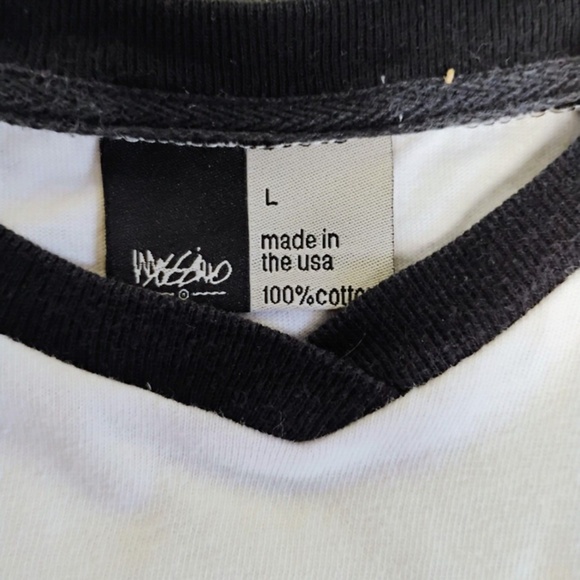 Vintage Mossimo Logo Graphic Long Sleeve T-Shirt Surfer Skater y2k 90s Grunge - Picture 6 of 10